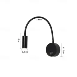 Lightinthebox LED Wall Lamps 7W Creative Rotate Adjustable Wall Lightemote Control Bedroom Bedside Reading Light