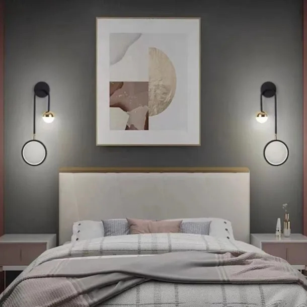 Lightinthebox LED Wall Lamps 13W Led Lamp Black Modern Simplicity Creative Indoor Lighting Wall Lights 180 Degree Rotation for Bedroom Living Room Office Hallway