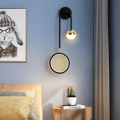 Lightinthebox LED Wall Lamps 13W Led Lamp Black Modern Simplicity Creative Indoor Lighting Wall Lights 180 Degree Rotation for Bedroom Living Room Office Hallway