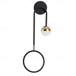 Lightinthebox LED Wall Lamps 13W Led Lamp Black Modern Simplicity Creative Indoor Lighting Wall Lights 180 Degree Rotation for Bedroom Living Room Office Hallway