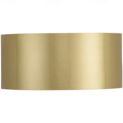 Lightinthebox LED Wall Sconce Gold Half-Cylinder Wall Light Fixture Postmodern 1 Light Metal Flush Wall Sconce Up and Down Wall Lights Copper Wall Lamps