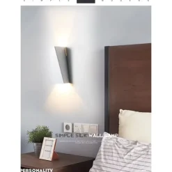 Lightinthebox LED Wall Sconce Modern Contemporary Metal Indoor Wall Light 10W for Shops Cafes Office 110-120V 220-240V