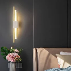 Lightinthebox 1-Light 50cm LED Wall Lights Classic Nordic Style Wall Lamps Line Design Living Room Bedroom Aluminium Alloy Traditional Wall Light 110-120V 220-240V 5 W