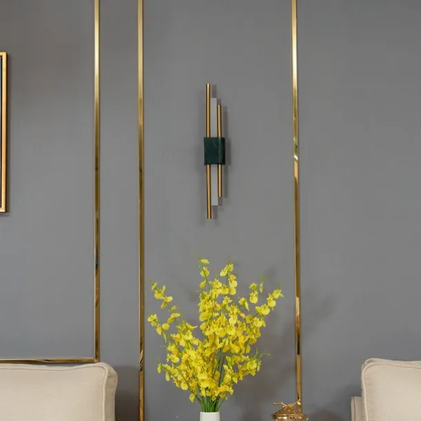 Lightinthebox 1-Light 50cm LED Wall Lights Classic Nordic Style Wall Lamps Line Design Living Room Bedroom Aluminium Alloy Traditional Wall Light 110-120V 220-240V 5 W