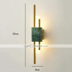 Lightinthebox 1-Light 50cm LED Wall Lights Classic Nordic Style Wall Lamps Line Design Living Room Bedroom Aluminium Alloy Traditional Wall Light 110-120V 220-240V 5 W