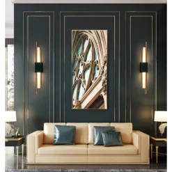 Lightinthebox 1-Light 50cm LED Wall Lights Classic Nordic Style Wall Lamps Line Design Living Room Bedroom Aluminium Alloy Traditional Wall Light 110-120V 220-240V 5 W