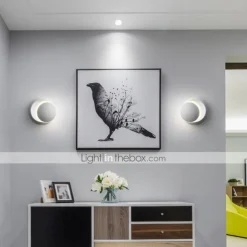 Lightinthebox Matte LED Modern Wall Lamps Wall Sconces Living Room Bedroom Office Aluminium Alloy Wall Light IP44 220-240V 5 W
