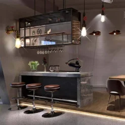 Lightinthebox Retro Wall Lamp Industrial Retro Wall Lamp Creative Water Pipe Wall Lamp Tieyi Maximum 60W Applicable to Bedroom Kitchen Restaurant Loft Cafe Bar Corridor