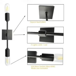 Lightinthebox Vintage Country Wall Lamps Wall Sconces Bathroom Lighting LED Wall Lights Bathroom Shops Cafes Iron Wall Light 110-120V 220-240V