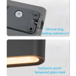 Lightinthebox 6W 480lm Led Wall Light Simple / Modern /Up down led Stair Bedside Lamp Bedroom Reading Wall Lamp Porch Stair Decoration Light AC85-265V