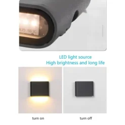 Lightinthebox 6W 480lm Led Wall Light Simple / Modern /Up down led Stair Bedside Lamp Bedroom Reading Wall Lamp Porch Stair Decoration Light AC85-265V