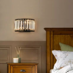 Lightinthebox Wall Lights Crystal Modern Nordic Style Wall Lamps Wall Sconces LED Living Room Dining Room Glass Wall Light 110-240 V