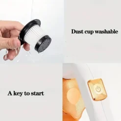 Lightweight Bagless Vacuum Cleaner With Crevice Tool Dust Collector Cordless Handheld Vacuum Cleaner 3 In 1 Vacuum Cleaner Lightweight Wired Bagless Vacuum Cleaner