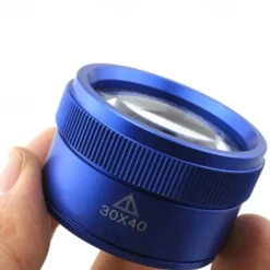 Lightweight 30x40 Magnifying Glass Single Color Optical Lens Portable Magnifier Loupe For Jewelry Coin Stamps Watch