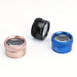 Lightweight 30x40 Magnifying Glass Single Color Optical Lens Portable Magnifier Loupe For Jewelry Coin Stamps Watch