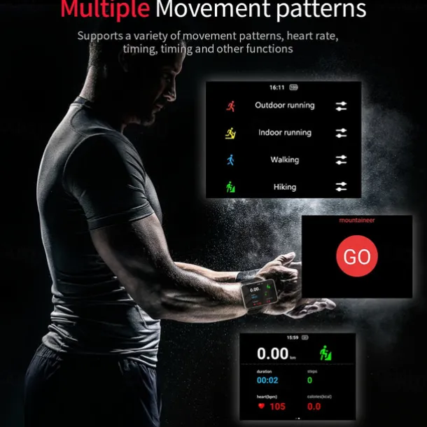 LOKMAT APPLLP Max Smart Watch 2.88 inch Smartwatch Fitness Running Watch 4G LTE Cellular Smartwatch Phone Bluetooth Pedometer Sleep Tracker Sedentary Reminder Compatible with Android iOS Women Men