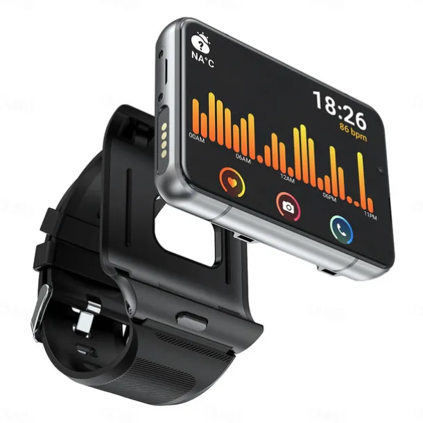 LOKMAT APPLLP Max Smart Watch 2.88 inch Smartwatch Fitness Running Watch 4G LTE Cellular Smartwatch Phone Bluetooth Pedometer Sleep Tracker Sedentary Reminder Compatible with Android iOS Women Men