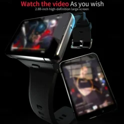 LOKMAT APPLLP Max Smart Watch 2.88 inch Smartwatch Fitness Running Watch 4G LTE Cellular Smartwatch Phone Bluetooth Pedometer Sleep Tracker Sedentary Reminder Compatible with Android iOS Women Men