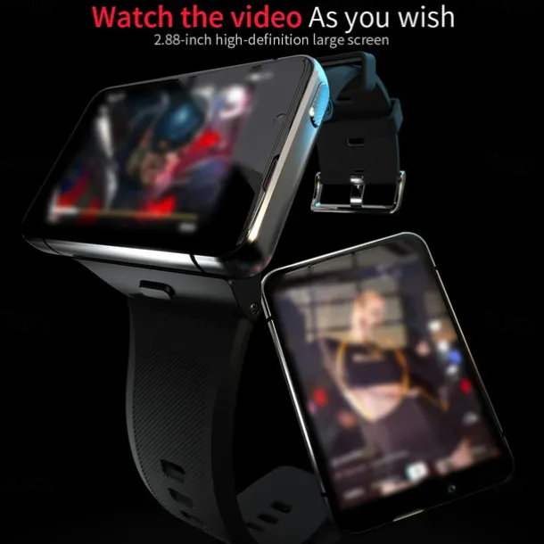 LOKMAT APPLLP Max Smart Watch 2.88 inch Smartwatch Fitness Running Watch 4G LTE Cellular Smartwatch Phone Bluetooth Pedometer Sleep Tracker Sedentary Reminder Compatible with Android iOS Women Men