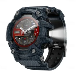 LOKMAT ATTACK GT Smart Watch 1.32 inch Smartwatch Fitness Running Watch Bluetooth Pedometer Call Reminder Sleep Tracker Compatible with Android iOS Women Men Long Standby Hands-Free Calls Waterproof