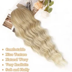 Long Wigs with Bangs for Women Curly Wavy Hair Wigs Heat Resistant Synthetic Fiber Wigs for Daily Party Use