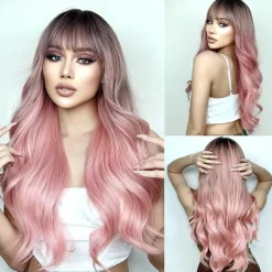 Long Blonde Highlight Wigs Blonde Curly Wavy Wigs for Women Honey Blonde Mixed Platinum Blonde Natural Looking for Daily Cosplay Party Hallowe Halloween Wigs