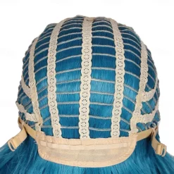 Long Curly Cosplay Wig with 2 Ponytails Wig Halloween Wigs