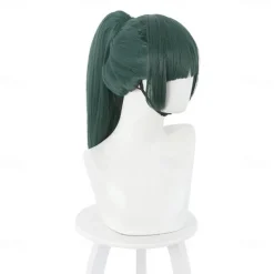 Long Dark Green Cosplay Party Wigs