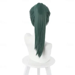 Long Dark Green Cosplay Party Wigs