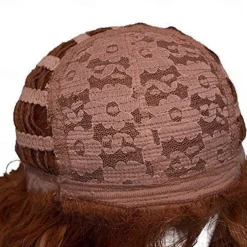 Long Fox Red Hair Curly Wavy Full Head Halloween Wigs for Women Cosplay Costume Party Hairpiece