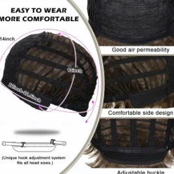 Long Straight Mullet Wig 70s 80s Costumes Fancy Party Cosplay Hair Wig,Ash Blonde For Carvinal Halloween Wigs