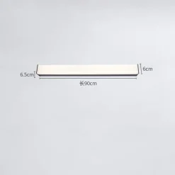 Long Wall Lamp 30/48/60/90cm Modern LED Lights, Warm White Waterproof Acrylic Sconce Lantern for Living Room, Bathroom, Garage, Patio