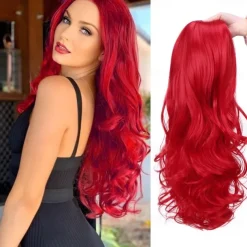 Love Ombre Bluish Green Wigs Long Curly Wavy Teal Blue Side Part Wig 2 Tones Dark Roots Synthetic Daily Party Cosplay Wigs for Women Halloween Wigs