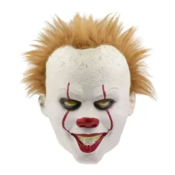 Luminescent Stephen King's It Mask Pennywise Horror Clown Joker Mask Clown Mask Festival Cosplay Costume Props(7.8