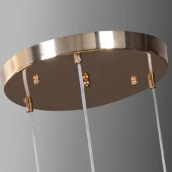 Luxury Crystal Chandeliers Cluster DesignSputnik Chandelier Ceiling Fixture Gold Pendant Light for Dining Room, Kitchen, Living Room, Restaurant(Gold, 18/36-Light) 110-240V