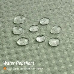 Luxury Waffle Weave Shower Curtain 180cm*180cm(70