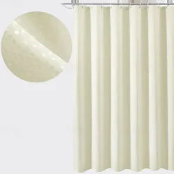 Luxury Waffle Weave Shower Curtain 180cm*180cm(70