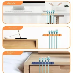 lxq Small Cuboid Cable Cord Holder