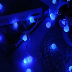 10M 80 LED Globe String Lights Battery Powered, Outdoor String Lights for Christmas, Party, Garden & Holiday Decor