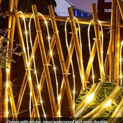 5M 50 LED Waterproof String Lights, Warm White with 13-Key Remote Control, USB Powered String Lights Configurable US/EU/UK Plug for Christmas Outdoor Party Decor