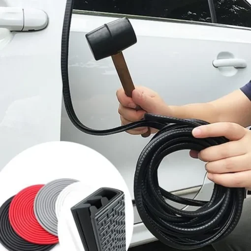 10M Car Door Edge Scratch Protector Strip Guard Trim Auto Door Anti Collision Strip with Steel Car-styling Car Decoration