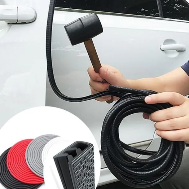 10M Car Door Edge Scratch Protector Strip Guard Trim Auto Door Anti Collision Strip with Steel Car-styling Car Decoration