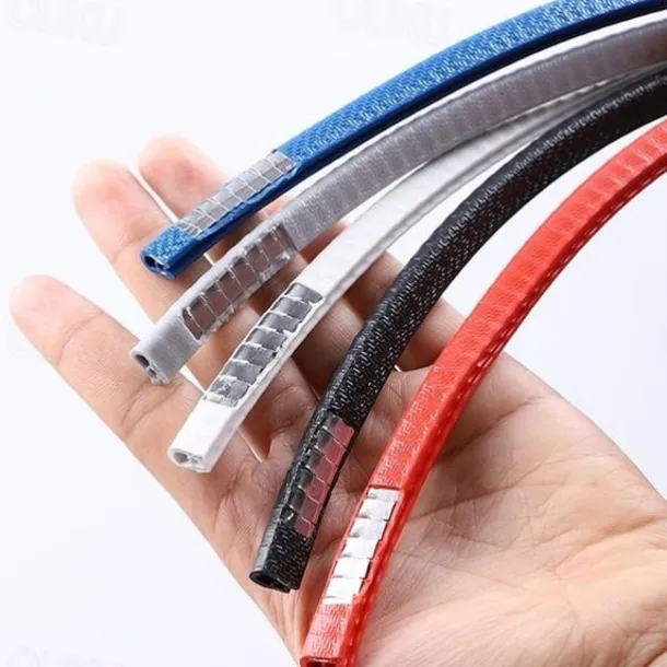 10M Car Door Edge Scratch Protector Strip Guard Trim Auto Door Anti Collision Strip with Steel Car-styling Car Decoration