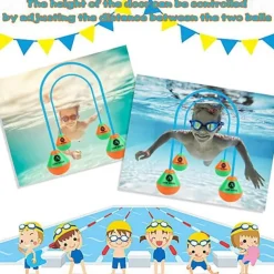 2.5M Classic Diving Rings Underwater Diving Rings Quickly Sinking into the Ground Diving Ring for Underwater Play and Diving Training of Children