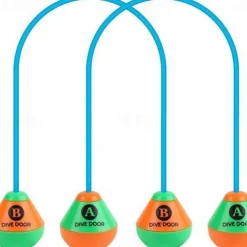 2.5M Classic Diving Rings Underwater Diving Rings Quickly Sinking into the Ground Diving Ring for Underwater Play and Diving Training of Children