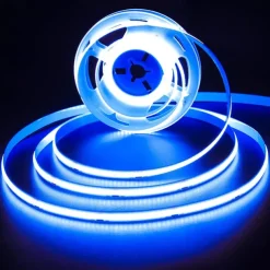 2~5m COB LED Strip Ligh 640/960/1600 LEDs 10mm Warm White Red Blue Yellow 12V for Under Cabinet Vanity Mirror Bedroom Kitchen