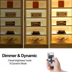 2~5m COB LED Strip Ligh 640/960/1600 LEDs 10mm Warm White Red Blue Yellow 12V for Under Cabinet Vanity Mirror Bedroom Kitchen