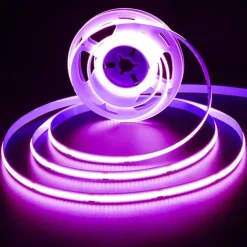 2~5m COB LED Strip Ligh 640/960/1600 LEDs 10mm Warm White Red Blue Yellow 12V for Under Cabinet Vanity Mirror Bedroom Kitchen