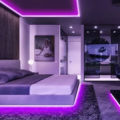 2~5m COB LED Strip Ligh 640/960/1600 LEDs 10mm Warm White Red Blue Yellow 12V for Under Cabinet Vanity Mirror Bedroom Kitchen