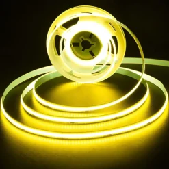 2~5m COB LED Strip Ligh 640/960/1600 LEDs 10mm Warm White Red Blue Yellow 12V for Under Cabinet Vanity Mirror Bedroom Kitchen